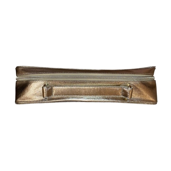 Lancôme Paris Rectangular Cosmetic or Vanity Case in Metallic Gold - Picture 4 of 9